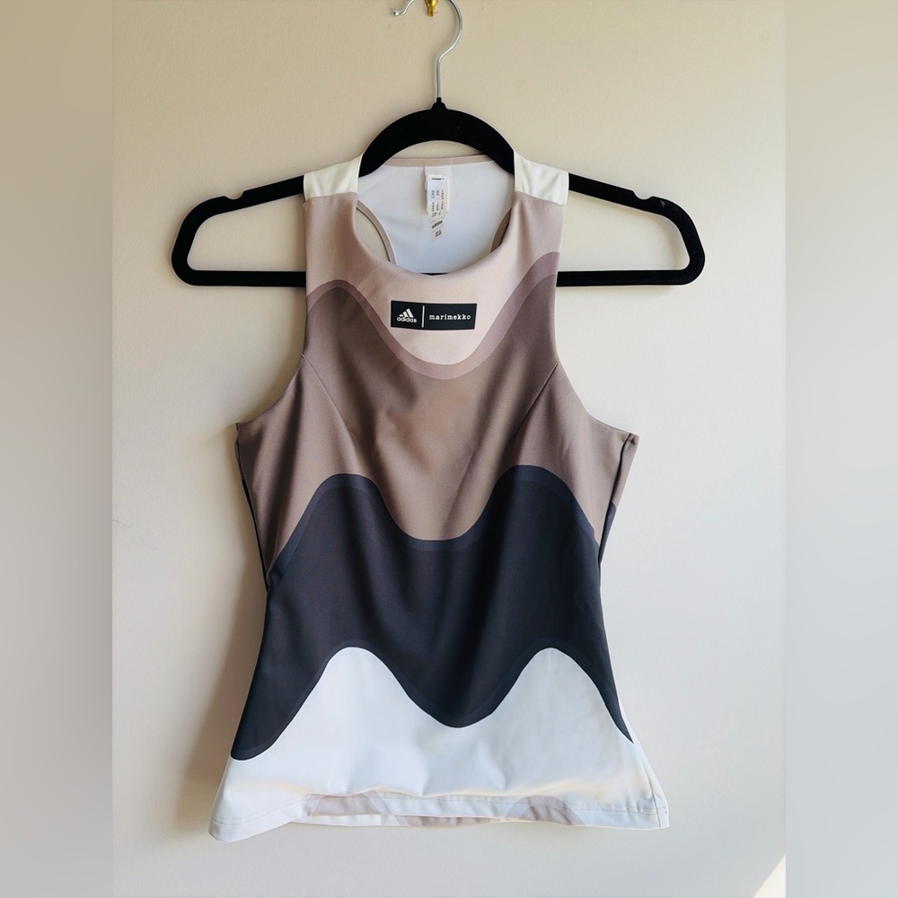 Marimekko Women's Tank Top in Brown, Black, White